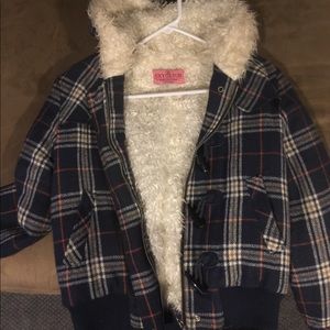 Juicy couture plaid coat